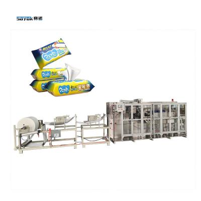 Cina Automatic Stacking System Wet Floor Cleaning Wipe Making Packing Machine in vendita