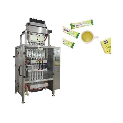 China Máquina de embalagem automática de 220V 50HZ controlada por PLC 10 linhas para 2-5g de chá verde em pó à venda