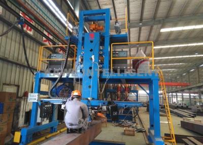 Chine chaîne de production de poutre à caissons de 300mm équipement de soudage vertical sous laitier de 1500mm à vendre