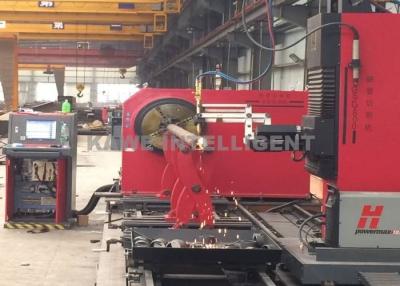 China Steel Pipe 5 Axis CNC Plasma Cutter 100-3000mm/Min Metal CNC Table for sale