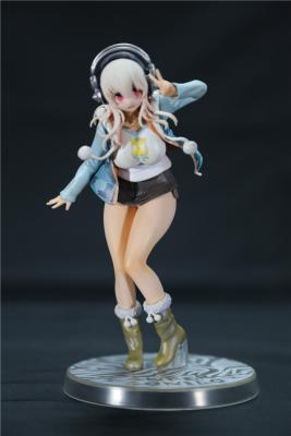 China Decorative Adult Anime Figures , Japanese Toy Figures With Base Navy Style for sale