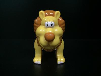 China ABS Material Plastic Animal Figures , Lion Figure Toy With An Blue Pencil for sale