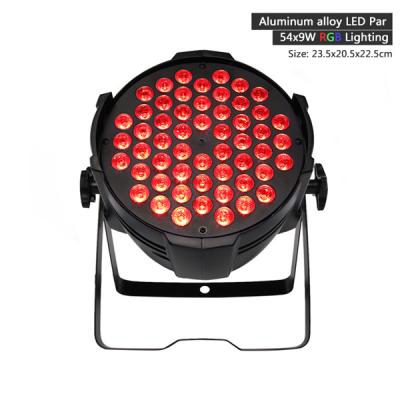 China 54x9W Par Stage Lighting RGB LED Par Light Projector Wash Light With Dmx Controller for sale
