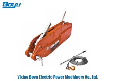 China BOYU Transmission Line Stringing Tools Wire Rope Winch Tirfor Wire Grip Pullers for sale