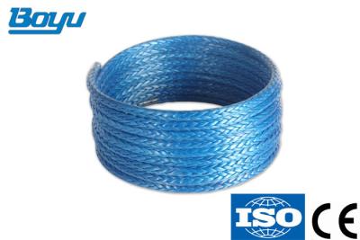 China Cuerda trenzada de nylon azul de los PP del polipropileno del alambre experimental del color 6m m 15m m 16m m en venta