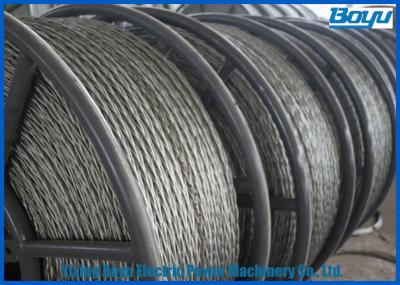 China Anti linha de transmissão de aço torcida amarração das costas dos quadrados 12 da corda de fio piloto seis à venda