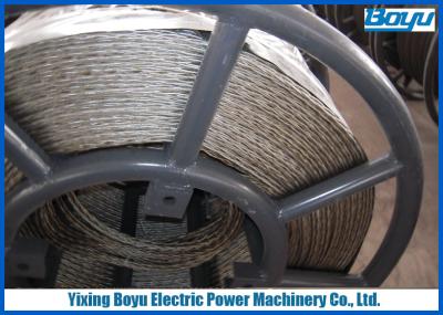 China Cuerda de alambre de acero trenzada galvanizada modificada para requisitos particulares para la línea de alto voltaje qu en venta