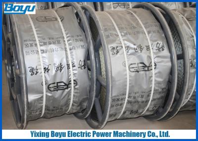 China 9mm 55kN Anti Twisted Pilot Wire Rope / Braided Steel Wire Rope For Line Stringing for sale