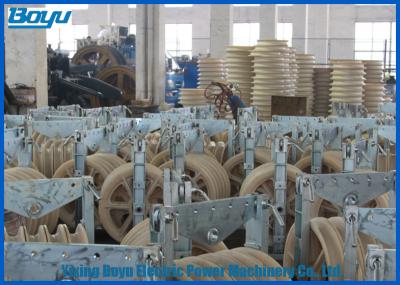 China 5 Bundled Cable / OPGW Conductor Pulley for Power Line Construction 800mm2 , Rubber Covered for sale