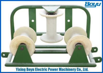 China Ground Corner Pulley Stringing Blocks for Transmission Line Stringing Accessories with 3 Wheel for sale