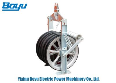China Metal Large Diameter Bundled Conductor Pulley Five Wheels String Pulley Conductor for sale