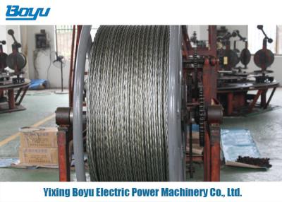 China Diâmetro nominal galvanizado 11mm da corda de fio de aço de 12 costas força de alta elasticidade à venda