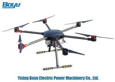 China Aerial Power Line Inspection UAV Drone With GPS Flying Speed 0.15m / Min for sale