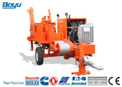 China 30kN Hydraulic Transmission Line Stringing Equipment Puller Cummins Engine for sale