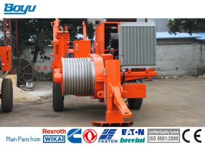 China Encadenación de la tensión 4 del tirador hidráulico del cable del conductor 325hp 180kN del paquete en venta