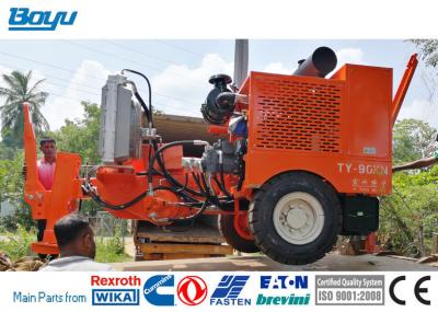 China Max Pull 100kN 5km / H Conductor Stringing Equipment Hydraulic Puller for sale