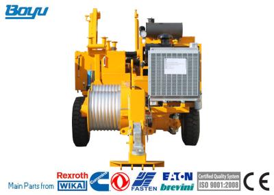 China Power Line Stringing Equipment 8 Groove Number 100kn 118kw Hydraulic Pulling Machine for sale