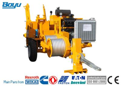 China Max Diameter of Rope Reel 1400mm Power Line Stringing Hydraulic Puller Machine for sale