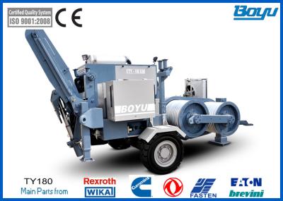 China 19t Overhead  Tension Stringing Equipment Hydraulic Puller with Cummins Diesel Engine for sale