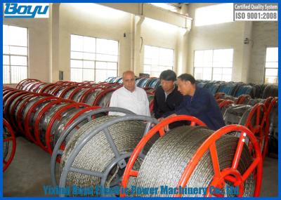 China High Flexibility Anti twist Wire Rope Overhead Line polit Rope 12 strands 29FI Structure for sale