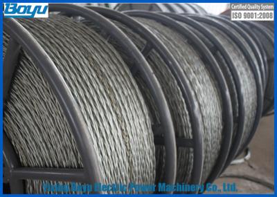 China Anti Twisting Wire Galvanized Steel Line Stringing Rope for Overhead Transmission Line 13mm 120kN for sale