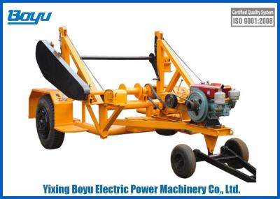 China Multi-functional Reel Carrier Trailer max capacity 5T Transimission Line Stringing Tools Welded Steel for sale