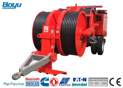 China Overhead Tension Stringing Equipment Conductor Tensioner With Electric Starting Engine for sale