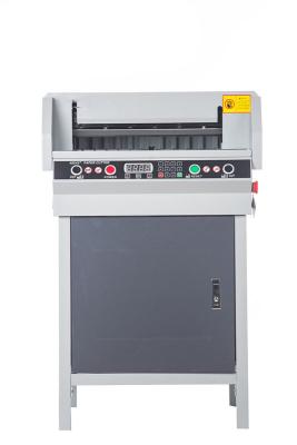 China 40mm Thickness Electric Guillotine Paper Cutter G450VS+ For Industrial for sale
