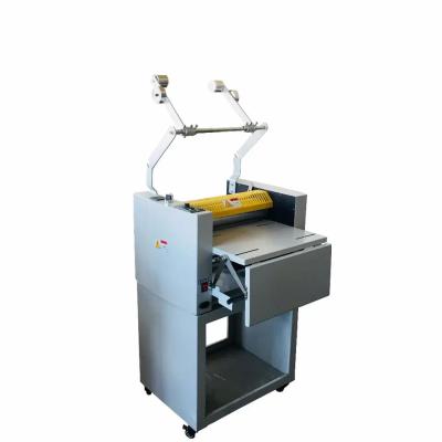 China 360mm Paper High Speed Laminating Machine Hydraulic Oil Heating SWFM375A for sale