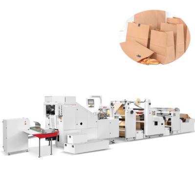 China Máquina automática certificada CE do saco de papel para o saco de papel da mão do alimento dos ofícios dos presentes à venda