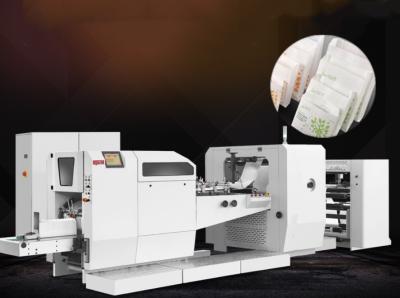 中国 OEMを作る買い物袋のための機械を作る先の尖った最下の自動紙袋 販売のため