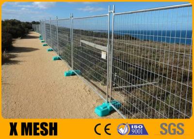 China 3.5mm Removable Temporary Mesh Fencing With Concrete Block Clamps for sale