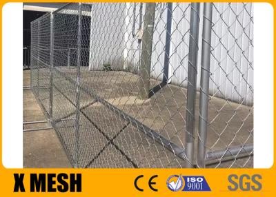 China 6ft High By 10 Ft Wide Chain Link Mesh Fencing Astm Standard For Perimeter Patrol for sale