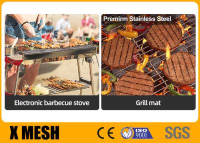 Chine Polished Stainless Steel Round BBQ Grill Mesh For Travel à vendre