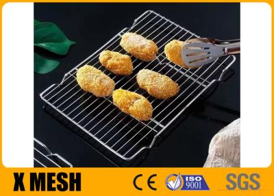 China Stainless Steel Welded Mesh 304SS Bbq Barbecue Grill Wire Mesh Silver Color en venta