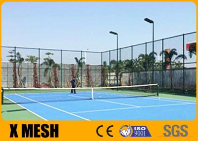 China 3.0mm Galvananized PVC Coated Cyclone Chain Wire Fencing Panels On Tennis Court for sale
