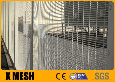 China Galvanized Clear View Anti Theft Anti Cut Anti Climb Mesh Fence 358 Welded for sale