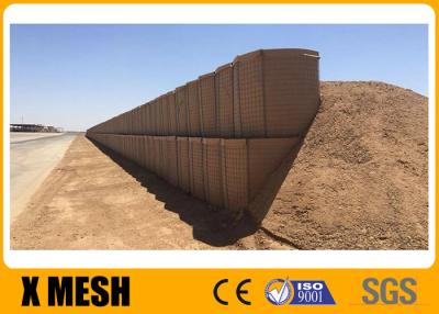 China Hot Dipped Galvanized Hesco Defensive Barrier Bastion 4.0mm Wire Diameter en venta
