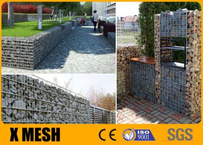 China Square Hole Welded Gabion Wire Mesh Baskets Galvanized Steel 2x1x1m Retaining Wall for sale