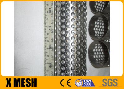 China Welded Pipe 50mm Stainless Mesh Tube Filter Perforated Tube Slotted Round Type Industrial for sale