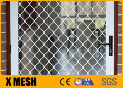 China White Color Diamond Expanded Metal Mesh Screen Grilles 1250*2050mm zu verkaufen