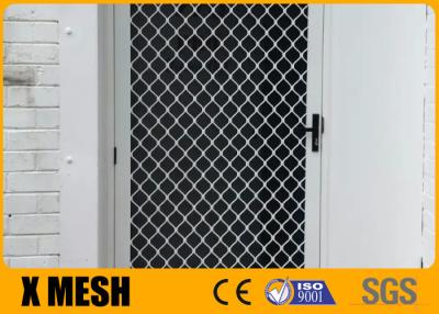 Chine 8mm Thick Cut Edge Expanded Metal Diamond Mesh Grille Screens Tempered Aluminium à vendre
