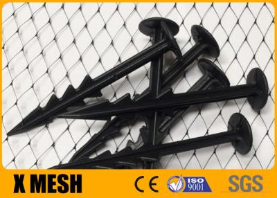China Diamond Type Plastic Mesh Netting With Uv Resistance Black Color For Bird Control for sale