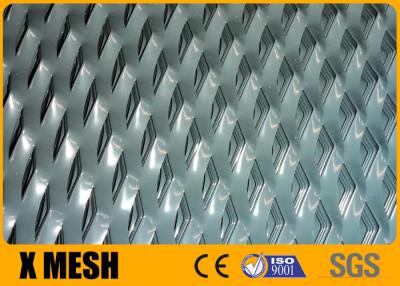 China Grey Aluminum Expanded Metal Sheet Plate 2mm Thickness for sale