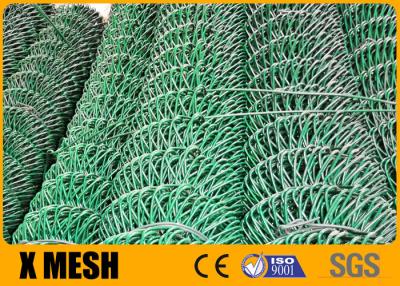 China Roll Of Green Vinyl Coated Chain Link Fence ASTM F668 for sale