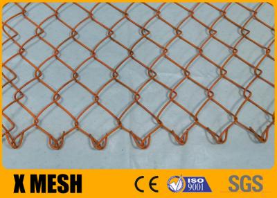 China KxT Brown Vinyl Coated Chain Link Fence for sale