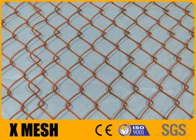 China KxT Brown Vinyl Coated Chain Link Fence for sale