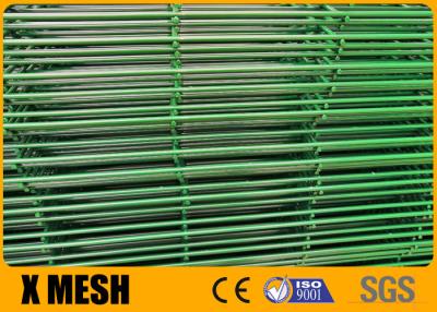 China Wire Dia 5mm Metal Mesh Fencing RAL 6005 Green 3d Fence Panels for sale