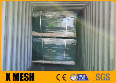 China Verde RAL 6005 Mesh Security Fencing Vandal Resistant da estrada de ferro à venda