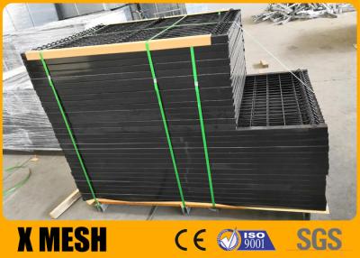 China 4mm Wire 3m Width Anti Climb Mesh Fence PVC Coated RAL 9005 for sale